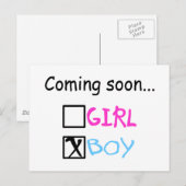 間来もなく…（少年） ポストカード (正面/裏面)