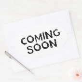 間来もなく 楕円形シール (封筒)