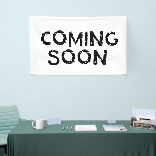 間来もなく 横断幕 (トレードショー)