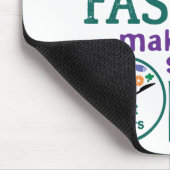 間欠断食性気狂おもしろい引用文 マウスパッド (コーナー)