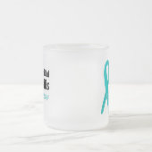 間質性の膀胱炎の認識度 フロストグラスマグカップ (中央)