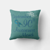 "間質性の膀胱炎"の装飾用クッション クッション (裏面)