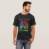 間質性肺疾患戦士リボン Tシャツ (正面フル)