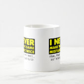 間違いだらけの面白いマグカップ コーヒーマグカップ (中央)
