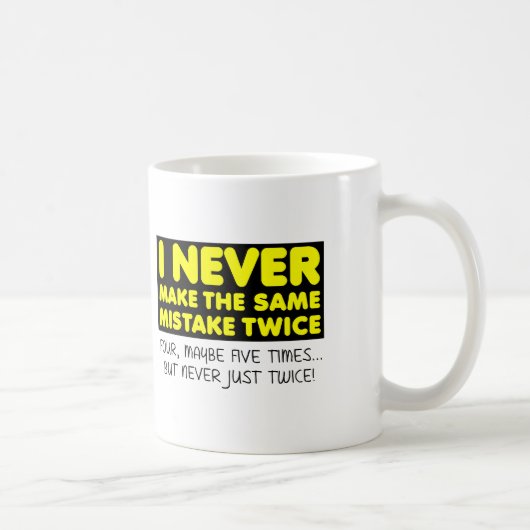 間違いだらけの面白いマグカップ コーヒーマグカップ (右)