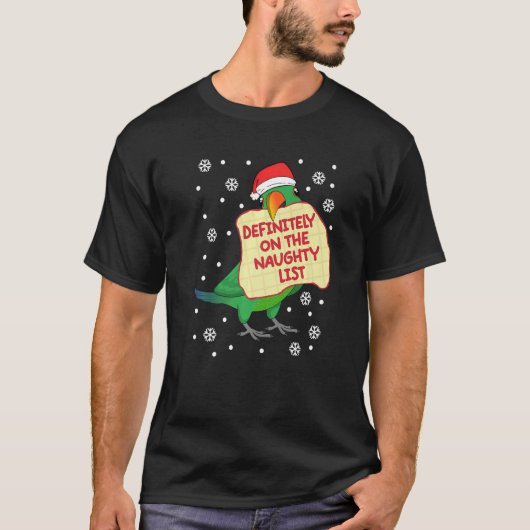 間違いなくいけなList Parrot I Male Eclectus Tシャツ (正面)