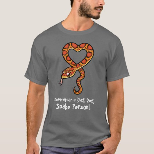 間違いなくへび座の人 Tシャツ (正面)