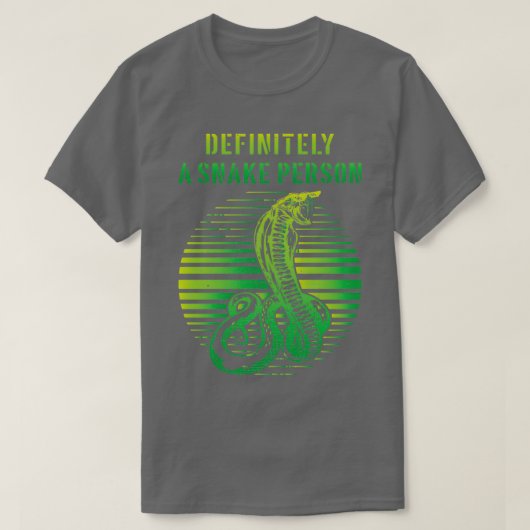 間違いなくスネークパーソン40 Tシャツ (デザイン正面)