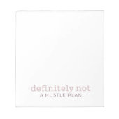 間違いなくハッスル計画のメモ帳ではない ノートパッド (正面)