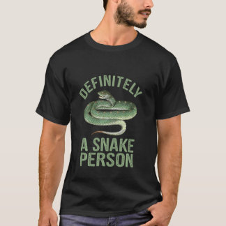 間違いなくヘビ人の動物のヘビのグラフィック Tシャツ