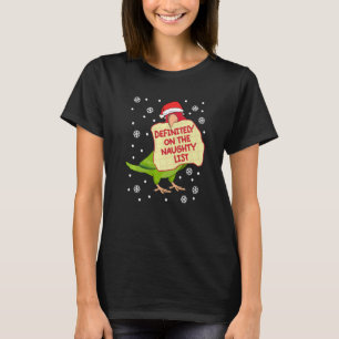 間違いなくリストいけなのオウム私は赤いマスクされたコン Tシャツ
