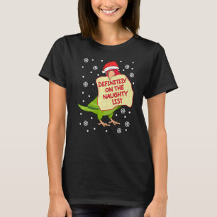 間違いなくリストいけなのオウム私は赤いマスクされたコン Tシャツ