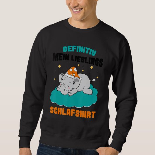 間違いなく私のお気に入りの睡眠ベビーゾウOn Clo スウェットシャツ (正面)