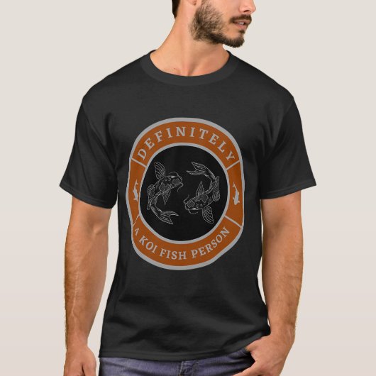 間違いなく錦鯉好き Tシャツ (正面)