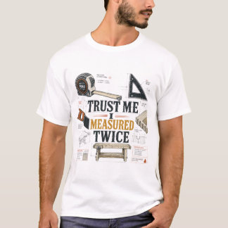 「間違いなし」設計図Tシャツ Tシャツ