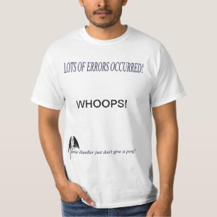 間違いの多くそして多く Tシャツ