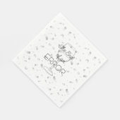 間違いの終わり ワインディボースパーティー スタンダードランチョンナプキン (角)