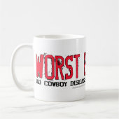 間違いの終わり: 最も悪い! コーヒーマグカップ (左)