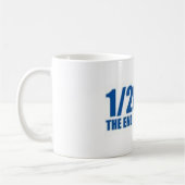 間違いの1/20/09の終わり コーヒーマグカップ (左)