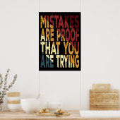 間違いは君が試みている証拠だ ポスター (キッチン)