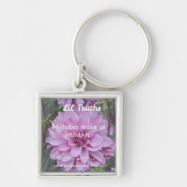 間違いは私たちを作るヒューマンダリア開花写真 キーホルダー