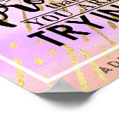 間違いは自分が試みている証拠だやる気を起こさせる- ポスター (角)