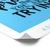 間違いは自分が試みている証拠だやる気を起こさせる- ポスター (角)