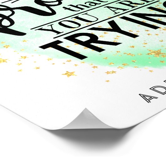 間違いは自分が試みている証拠だやる気を起こさせる- ポスター (角)