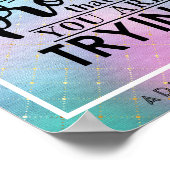 間違いは自分が試みている証拠だやる気を起こさせる- ポスター (角)