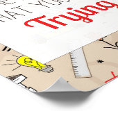 間違いは試している証拠である – ポスター (角)