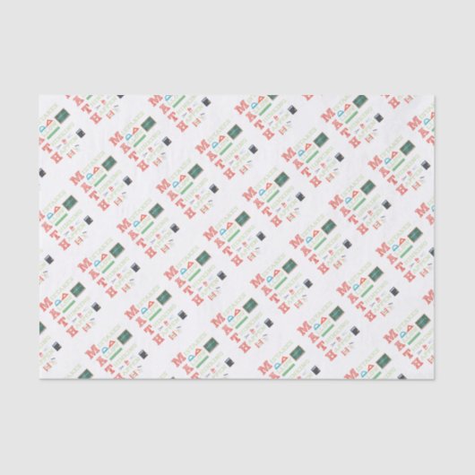 間違いは起こるために数学の教師考えることを割り当てます 薄葉紙 (正面)