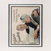 間違いをつや消しケーキで隠すパーソナライズされた ジグソーパズル (縦)