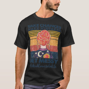 間違いを犯すチャンスを取る乱雑な学派を得る Tシャツ