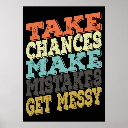 間違いを犯すチャンスを得る ポスター (正面)