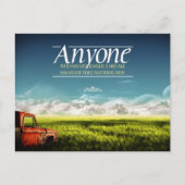 「間違いを犯す」感動的引用文 ポストカード (正面)