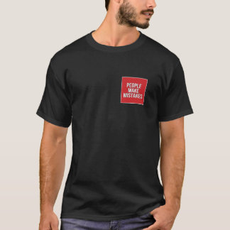 間違いを犯す Tシャツ