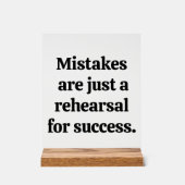 間違いアクリル記号 アクリルサイン (正面)