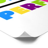 間違いプラス修正は完璧に等しい ポスター (角)