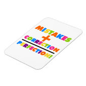 間違いプラス修正は完璧に等しい マグネット (左側)