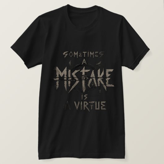 間違いワード Tシャツ (デザイン正面)