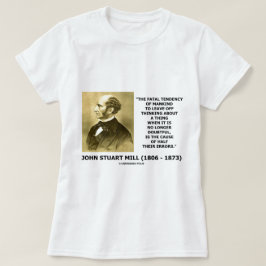間違い半分のの致命的な傾向の考えるな原因 Tシャツ
