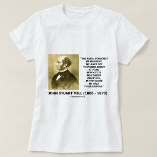 間違い半分のの致命的な傾向の考えるな原因 Tシャツ