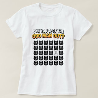 間違い探しが出来ますか？おかしいTシャツ Tシャツ