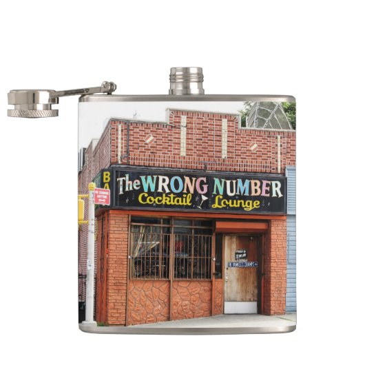 間違い番号のカクテルラウンジの写真のフラスコ フラスク (オープン)