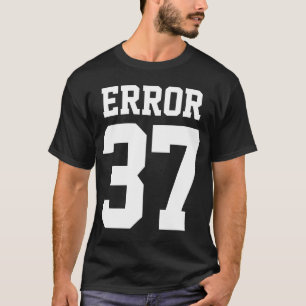 間違い37 Tシャツ