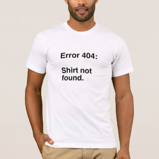 間違い404 Tシャツ