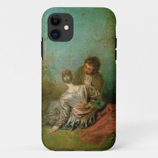 間違い、c.1717 (キャンバスの油) Case-Mate iPhoneケース (裏面)