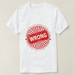 間違い – MisterPシャツ Tシャツ