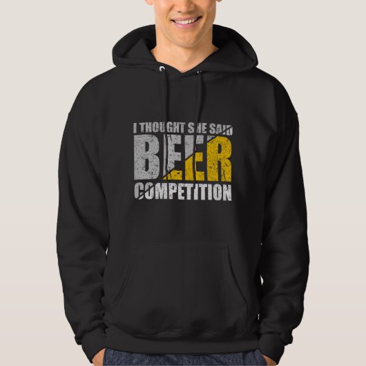 間違えた、ビールの競技会で応援してるつもりが悲鳴をあげてしまった パーカ (正面)