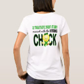 間違ったひよこと台なしになる外傷性の脳損傷 Tシャツ (裏面)